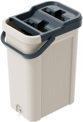 Набор для мытья пола «Швабра с отжимом и ведром Cleanup» - Фото 1