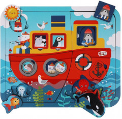 Пазл многослойный «Корабль» - Фото 1