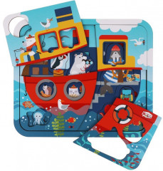 Пазл многослойный «Корабль» - Фото 2