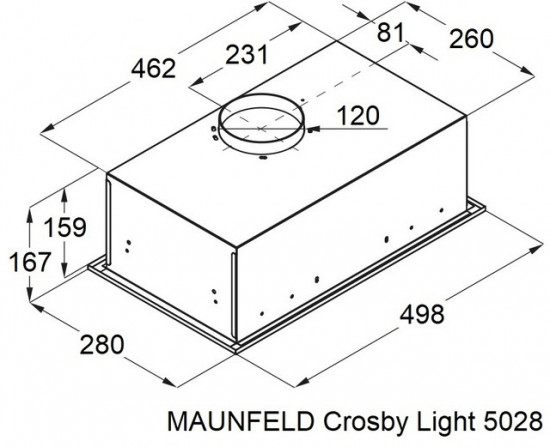 Вытяжка Crosby Light 5028