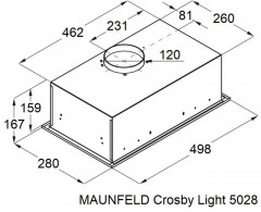 Вытяжка Crosby Light 5028 - Фото 1