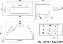 Вытяжка TRAPEZE 603EM - Фото 1