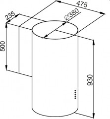 Вытяжка Lee Wall 39 - Фото 8