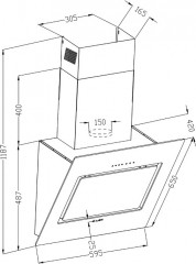 Вытяжка LEILA 600 - Фото 1