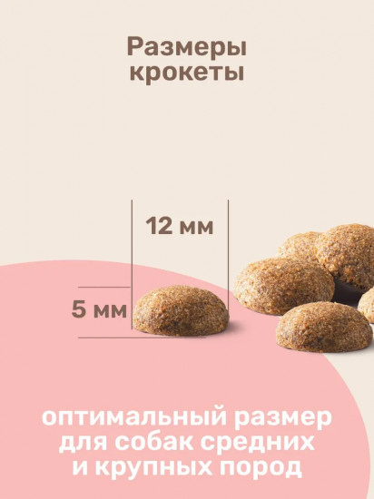Сухой корм для взрослых собак средних и крупных пород