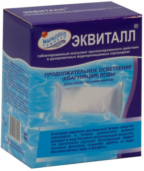 Коагулянт для длительного осветления воды «Эквиталл»