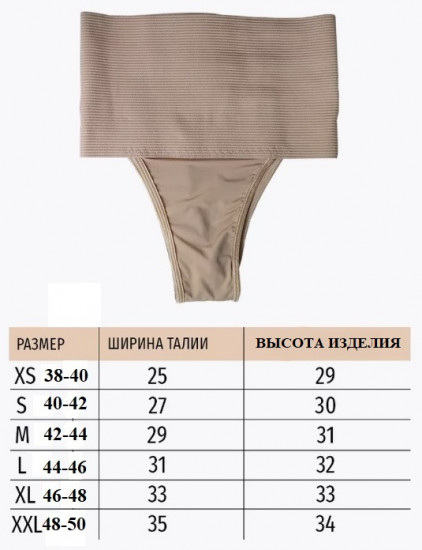 Корректирующие трусы-бикини женские
