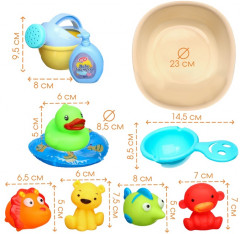 Набор игрушек для купания «Игры малыша» - Фото 3