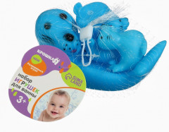 Набор игрушек для купания «Мыльница: Тюлень» - Фото 4