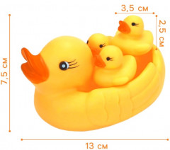 Набор игрушек для купания «Мыльница: Утки» - Фото 1