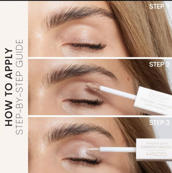 Тени для век «Eyeconic Shadows Matte&Metallic», оттенок 001 Basic B