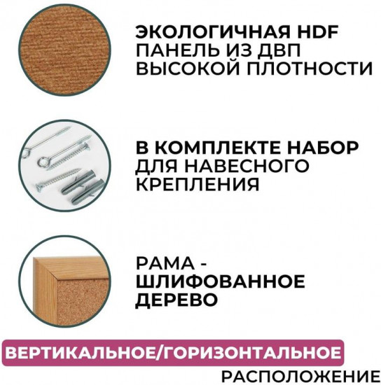Доска пробковая «Softboard»