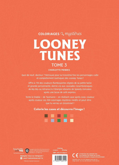 Раскраска по номерам «Looney Tunes. Tome 3»