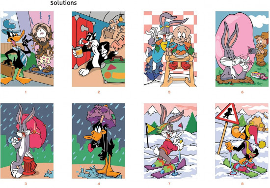Раскраска по номерам «Looney Tunes. Tome 3»