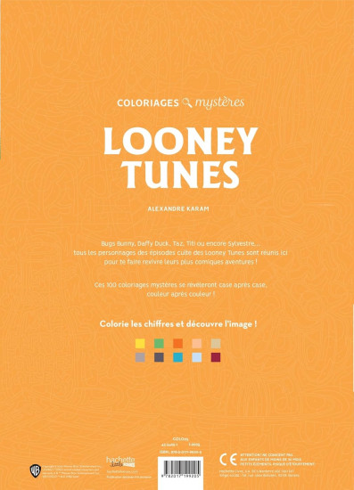 Раскраска по номерам «Looney Tunes. Tome 1»