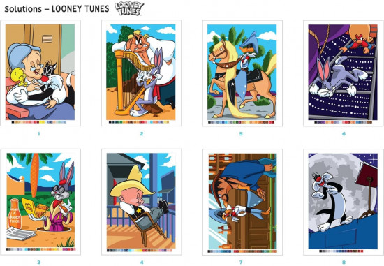Раскраска по номерам «Looney Tunes. Tome 1»