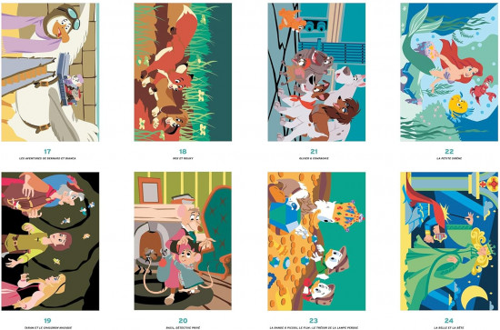Раскраска. Coloriages au numéro Disney. Les Grands classiques. Coloriage au numéro
