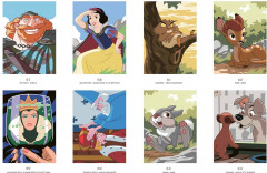 Раскраска. Coloriages mystères Disney. Grands classiques Spécial débutants - Фото 3