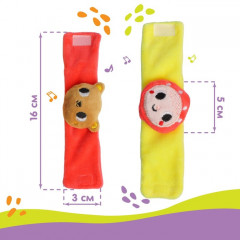 Набор погремушек-браслетов «Маша и медведь» - Фото 3