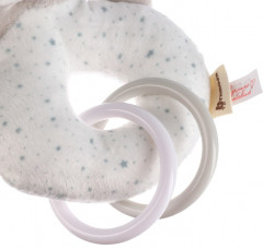 Погремушка мягкая «Серый мишка» - Фото 3