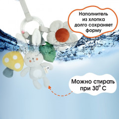 Подвеска-погремушка «Зайка Бонни» - Фото 2