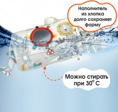 Погремушка «Подушечка Зверята» - Фото 2