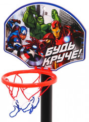 Кольцо баскетбольное со стойкой «Мстители Marvel» - Фото 2