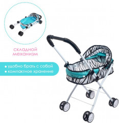 Коляска для кукол «Зебра»  - Фото 1