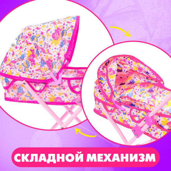 Коляска для кукол «Сладкий зайчик»