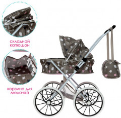 Коляска для кукол универсальная с корзиной - Фото 2