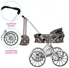 Коляска для кукол универсальная с корзиной - Фото 3