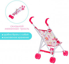 Коляска-трость для кукол - Фото 1