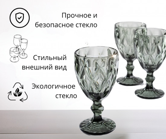 Набор бокалов и рюмок