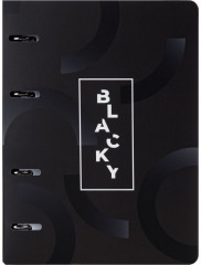 Ежедневник недатированный на кольцах «Blacky» - Фото 2