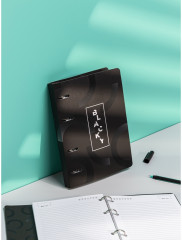 Ежедневник недатированный на кольцах «Blacky» - Фото 7