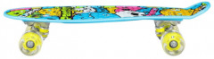 Пенниборд со световыми колесами «Рожицы» - Фото 2