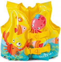 Жилет для плавания надувной «Рыбки» - Фото 2