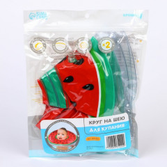 Круг для плавания новорожденных на шею «Арбузик» - Фото 4