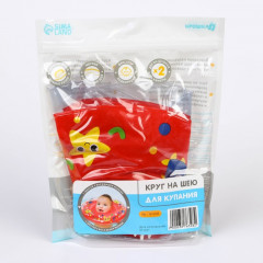 Круг для плавания новорожденных на шею «Давай купаться» - Фото 4