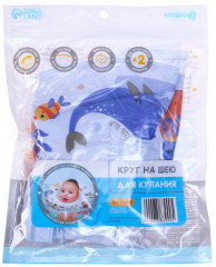 Круг для плавания новорожденных на шею «Море» - Фото 4