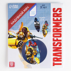 Мяч надувной детский пляжный «Трансформеры» - Фото 4