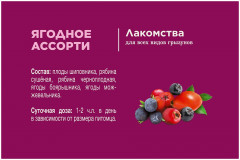 Лакомство для всех видов грызунов «Ягодное ассорти» - Фото 4