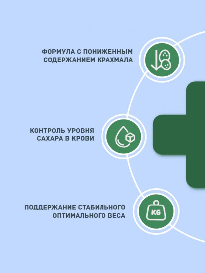 Корм сухой для кошек при сахарном диабете «Diabetic Glucose Control»