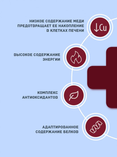 Корм сухой для собак средних и крупных пород при заболеваниях печени «Medium & Maxi Hepatic»