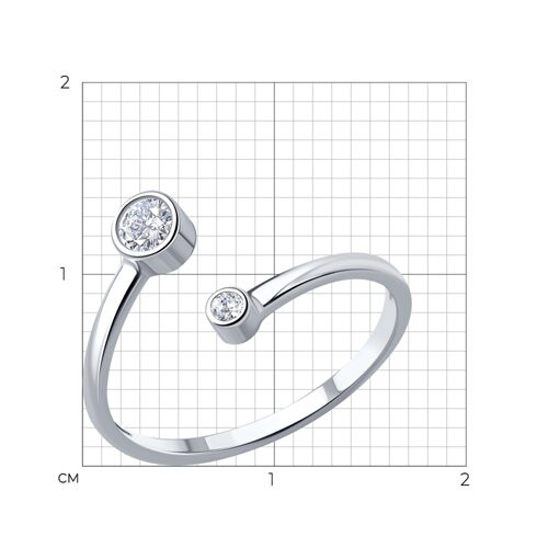 Кольцо из серебра «Fashion»