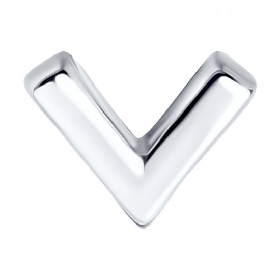 Серьга из серебра