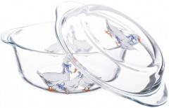 Кастрюля для запекания с крышкой «Гуси» - Фото 1