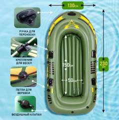 Лодка надувная - Фото 1