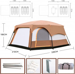 Палатка кемпинговая четырехместная - Фото 6