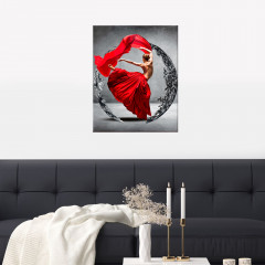 Картина по номерам с поталью платина «Грация балерины» - Фото 1